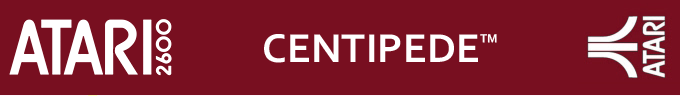 Centipede logo for Atari 2600
